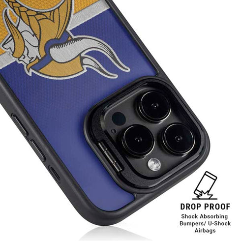 NFL Minnesota Vikings Vintage iPhone 16 Pro Kickstand Case